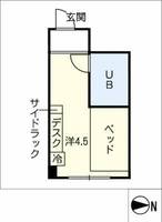 カレッジコート名古屋の間取り