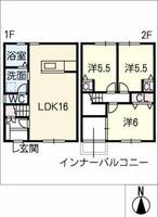 物件の間取り画像