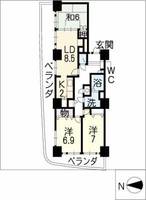 物件の間取り画像