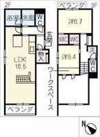 物件の間取り画像