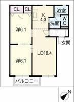 物件の間取り画像