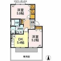 Domain (ドゥマン) A棟の間取り