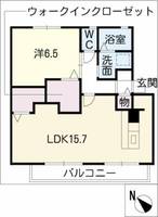 ビューラー前田 A棟の間取り