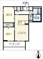 リブ・レッシモの間取り