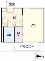 シャルム松原の間取り