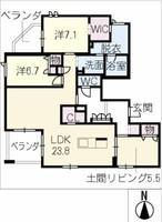 物件の間取り画像