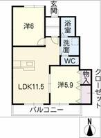 物件の間取り画像