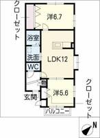 物件の間取り画像