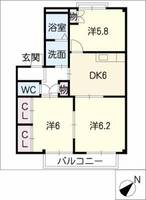 物件の間取り画像