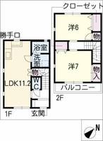 物件の間取り画像