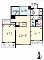 物件の間取り画像