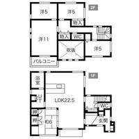 愛知県刈谷市泉田町向畑(一戸建)の賃貸物件-の間取り