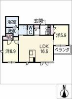 物件の間取り画像