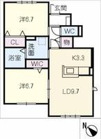 物件の間取り画像