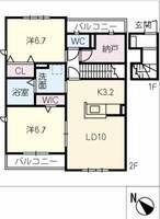 物件の間取り画像