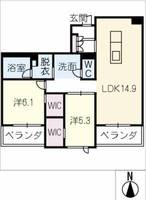 物件の間取り画像