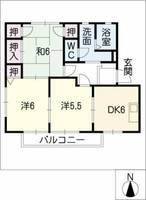 ディアス若宮 A棟の間取り