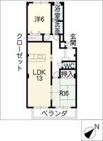 プランドール蔵子の間取り