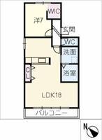 物件の間取り画像