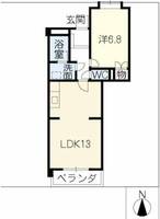 サンシティ覚王山の間取り