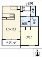 ダイヤモンドヒルズ日向町の間取り