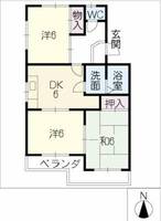 サンアイコートA棟の間取り
