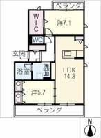 物件の間取り画像