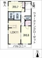 物件の間取り画像