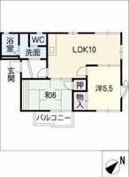 フレグランス春日の間取り