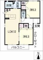 物件の間取り画像