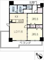 物件の間取り画像