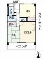 ルピナス橘の間取り