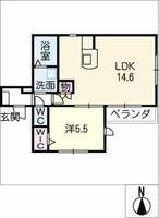 グランフォーレ名駅西の間取り