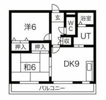 サンスポットK-10 Bの間取り