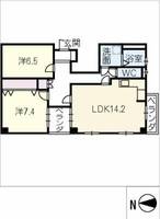 マルサンビル(住居)の間取り