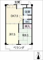 ブランメゾンコジマの間取り