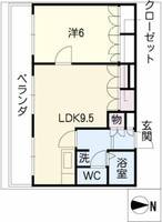 CASA NOAH高峯町の間取り