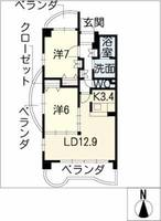 グランプラス真清Ⅱの間取り