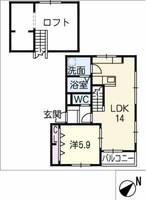 物件の間取り画像