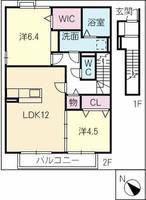 物件の間取り画像