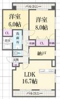 物件の間取り画像