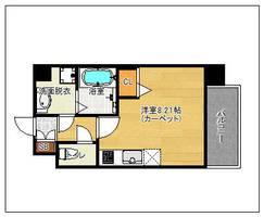 David Link東公園701の間取り