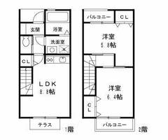 物件の間取り画像