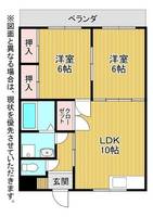 福岡県北九州市八幡西区則松4丁目(アパート)の賃貸物件の間取り