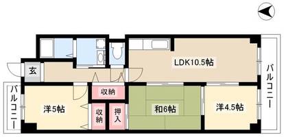 物件の間取り画像