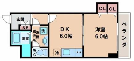 第3コーポラスROSAの間取り