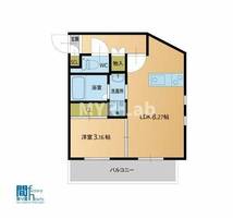 福岡県福岡市南区大橋3丁目(マンション)の賃貸物件の間取り