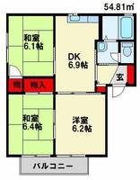 物件の間取り画像