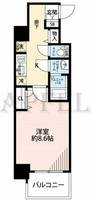 プレサンス堺筋本町センティスの間取り