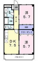 ドミール加佐の間取り